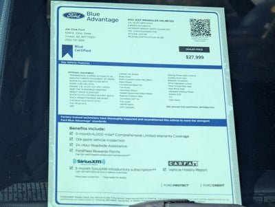 2022 Jeep Wrangler Unlimited Sport