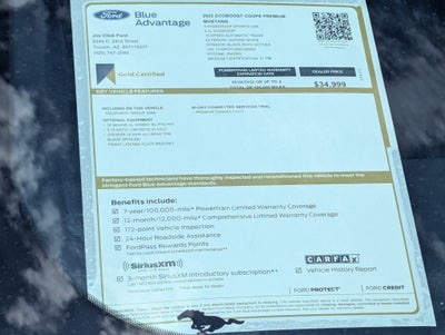 2025 Ford Mustang EcoBoost Premium