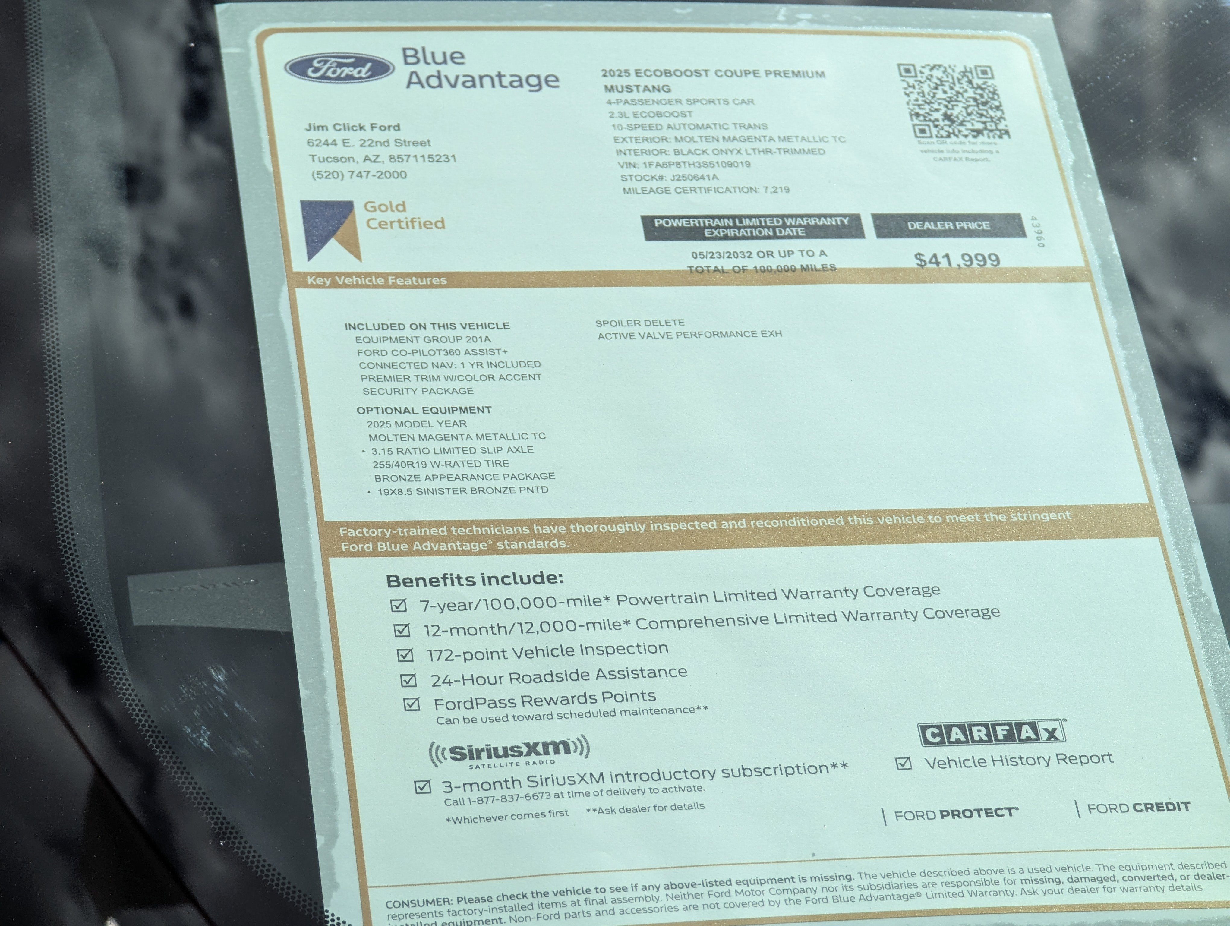 2025 Ford Mustang EcoBoost Premium