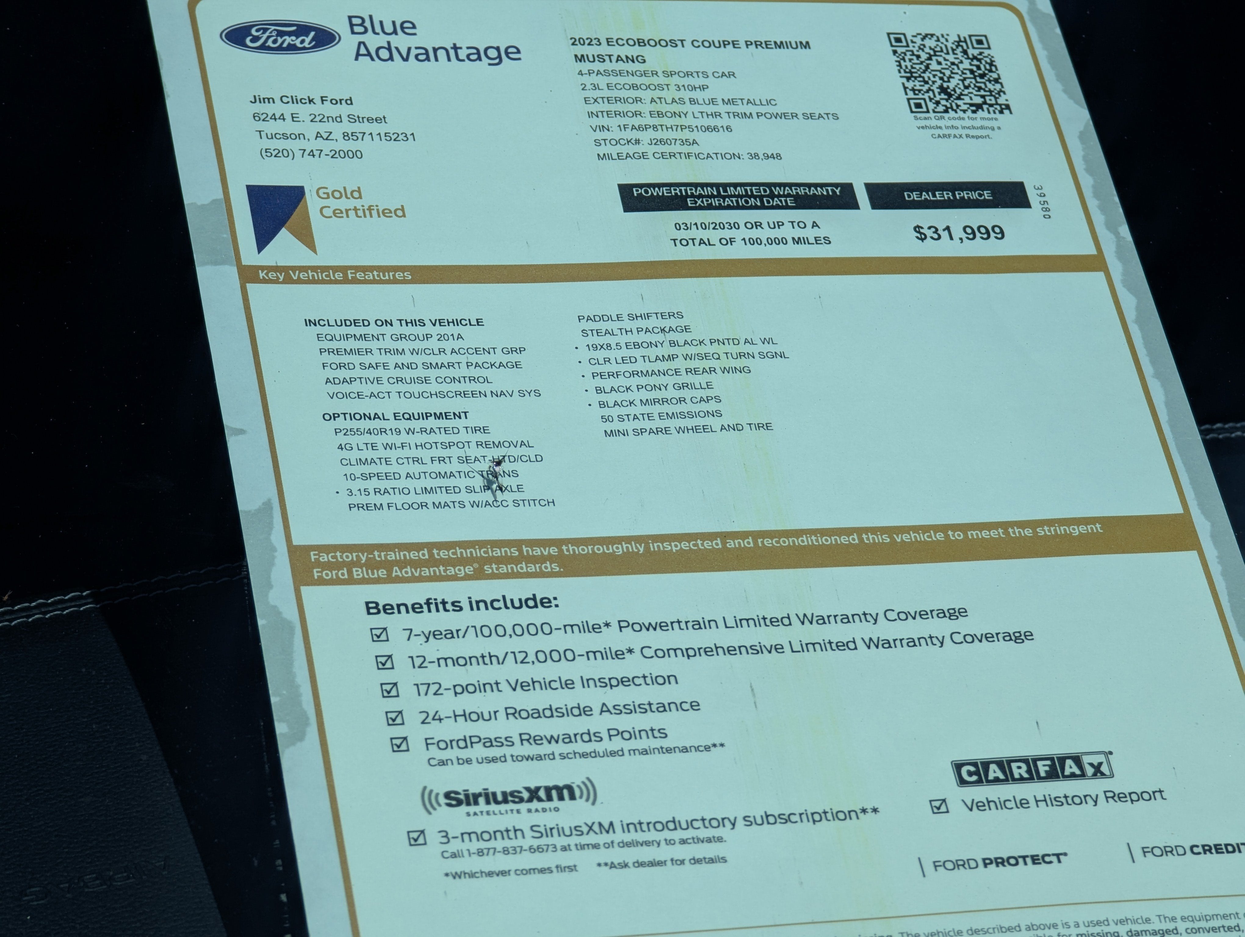 2023 Ford Mustang EcoBoost
