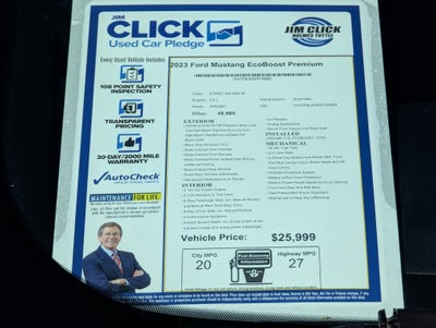 2023 Ford Mustang EcoBoost Premium