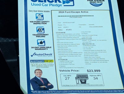 2024 Ford Escape Active