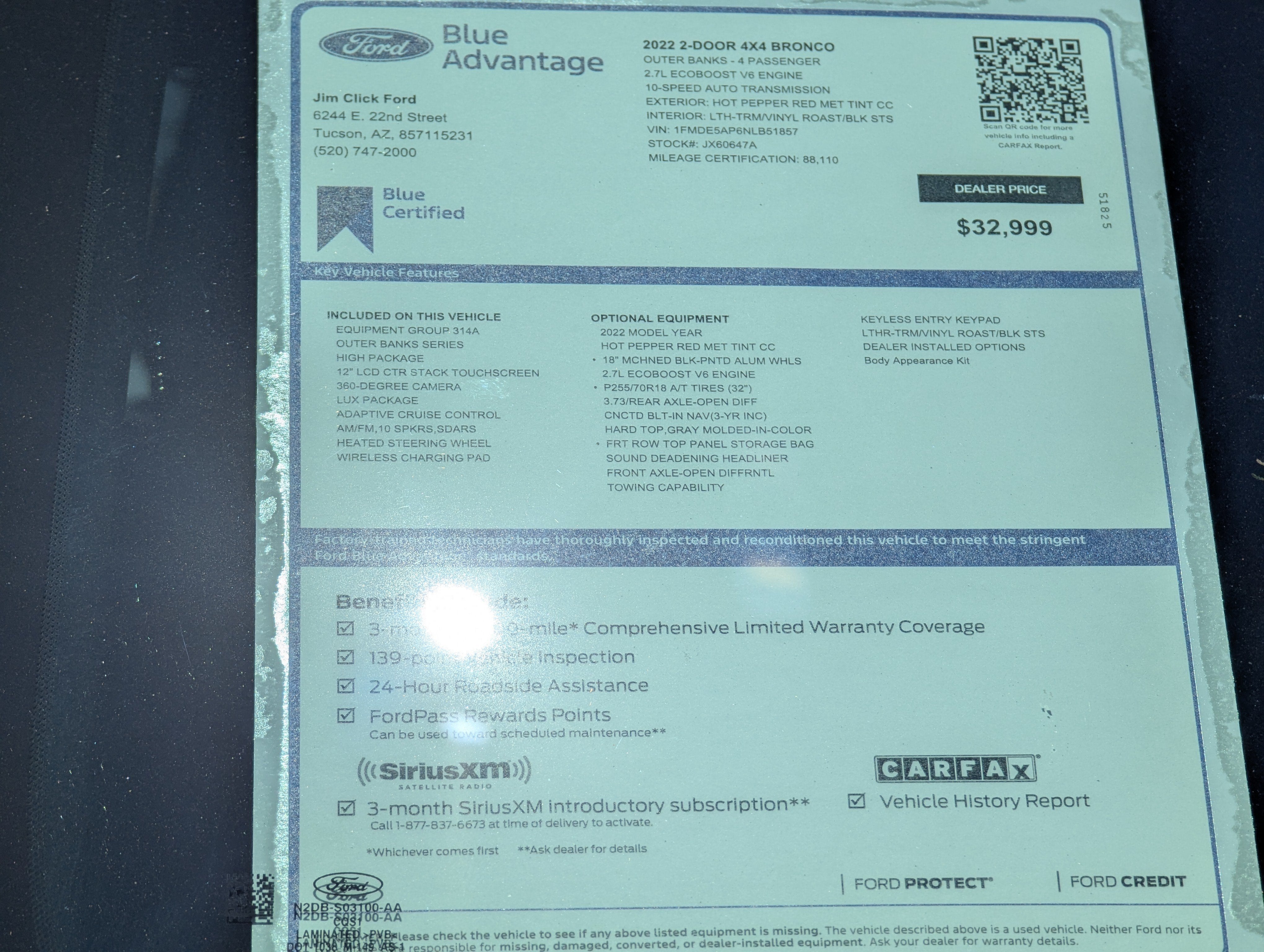 2022 Ford Bronco 2-Door Outer Banks - Photo 13