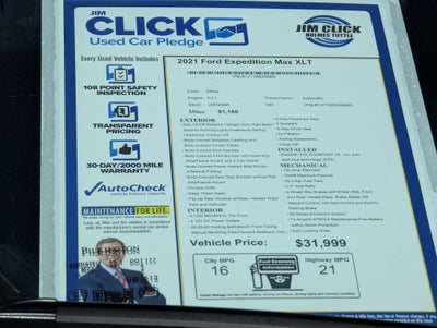 2021 Ford Expedition Max XLT