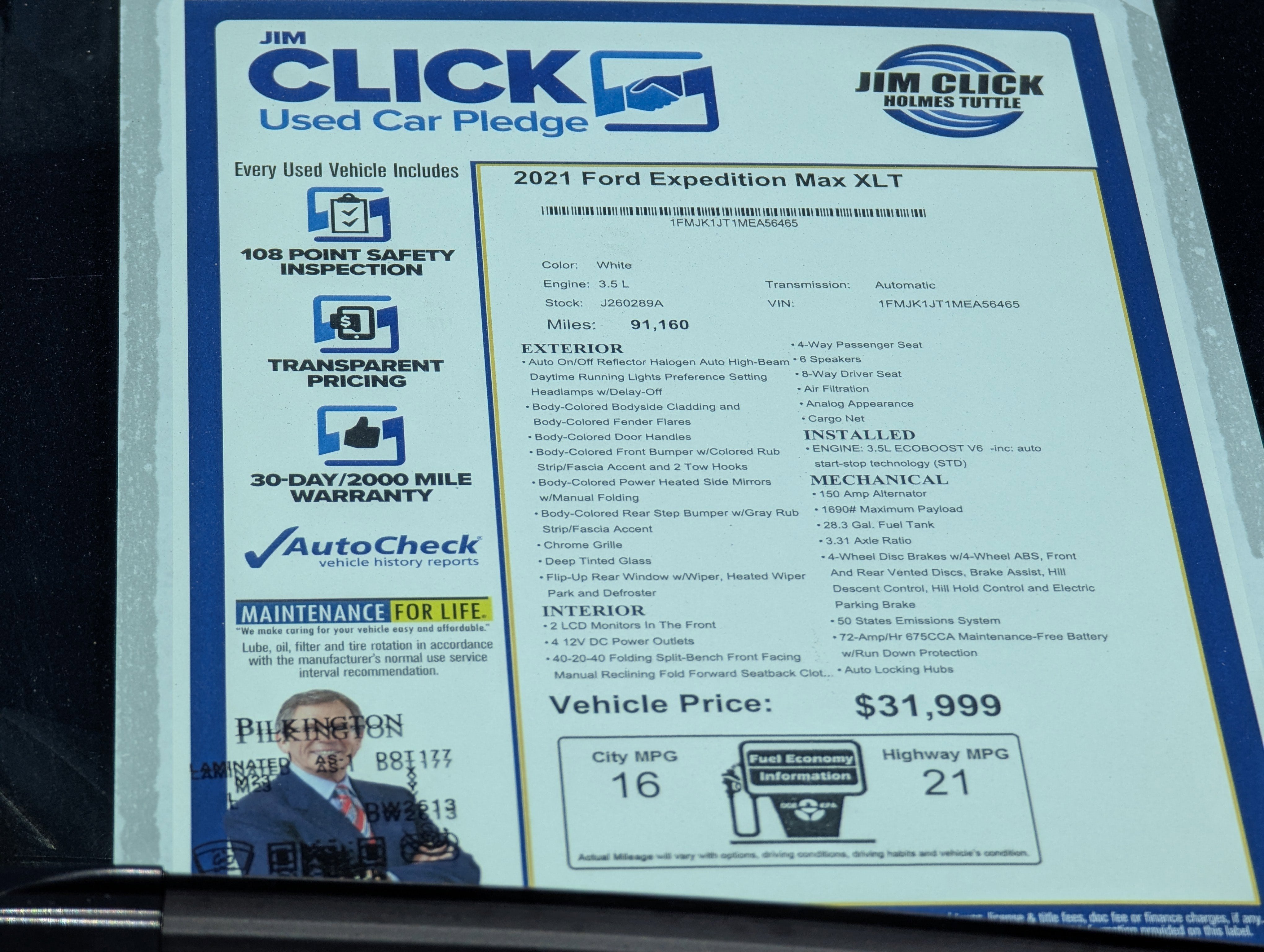 2021 Ford Expedition Max XLT