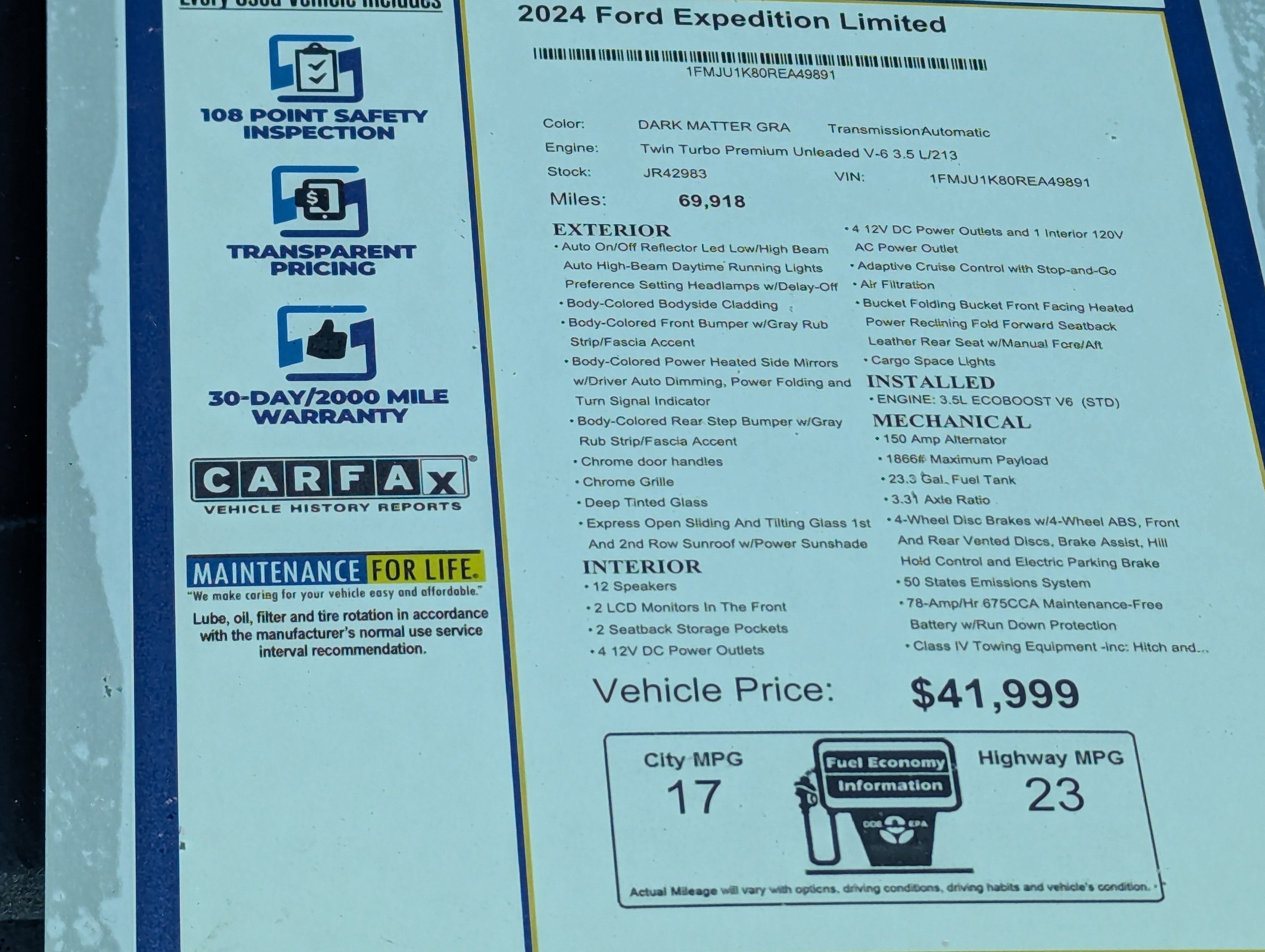 2024 Ford Expedition Limited
