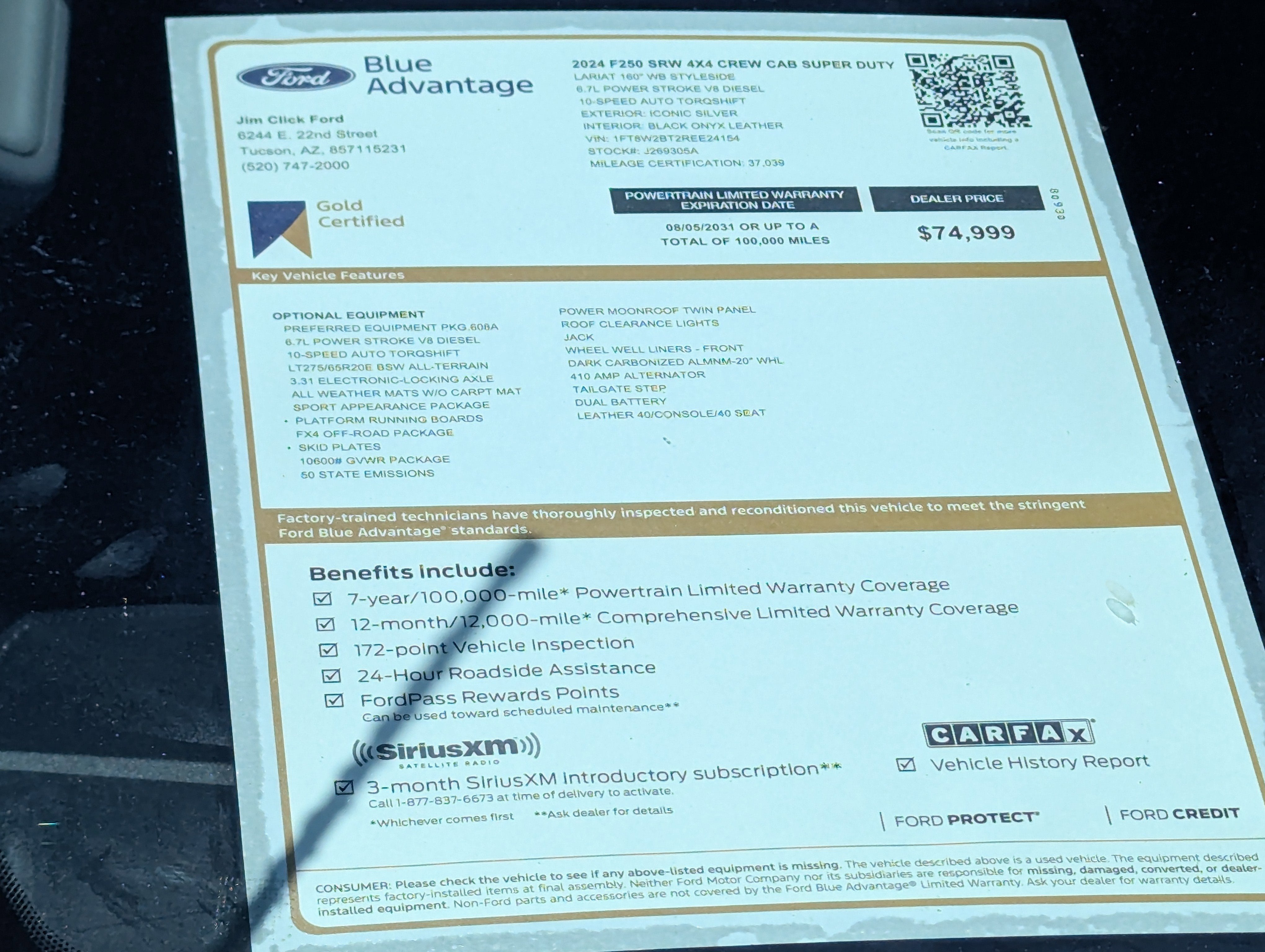 2024 Ford Super Duty F-250 SRW LARIAT