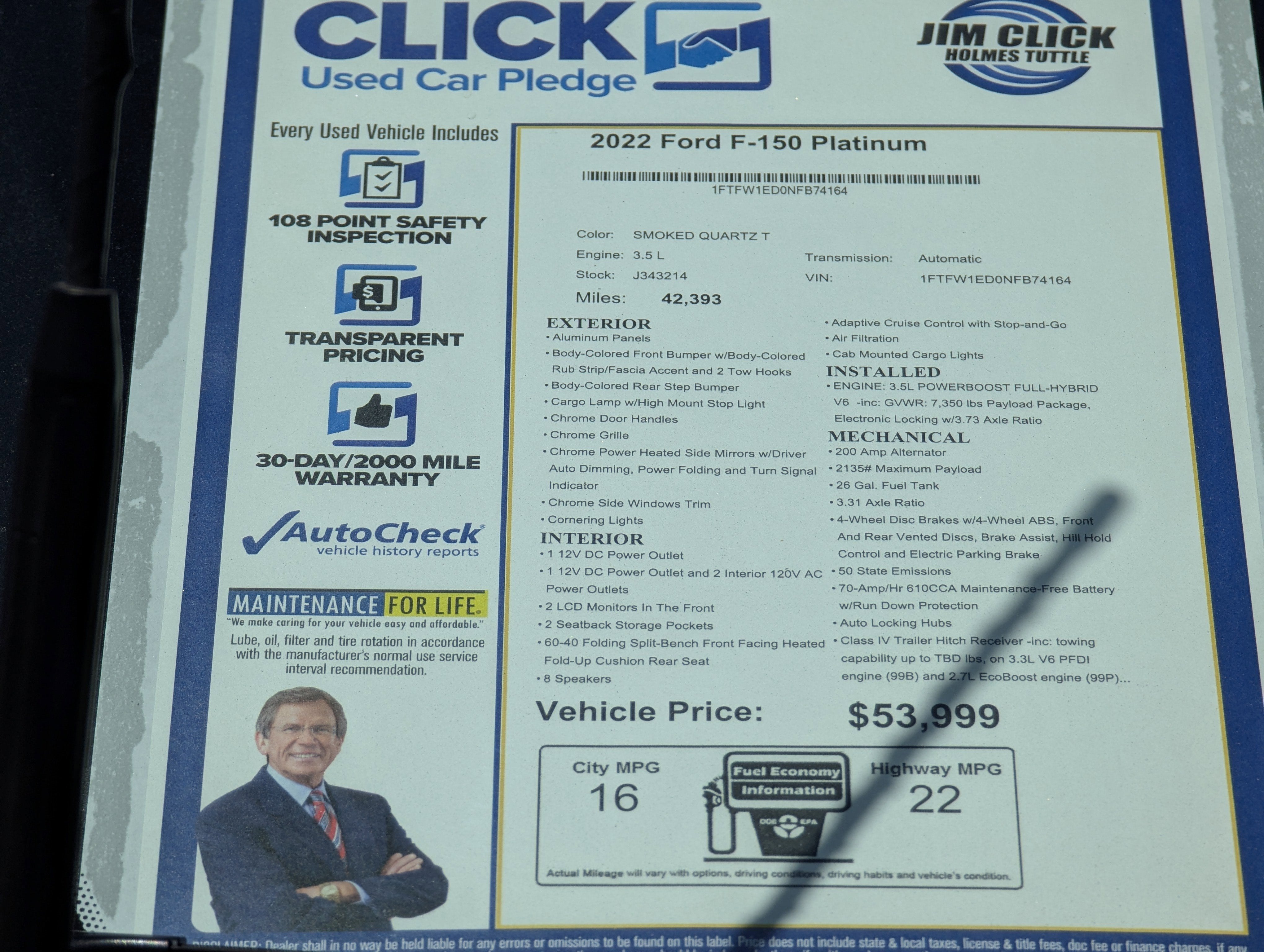 2022 Ford F-150 Platinum - Photo 16