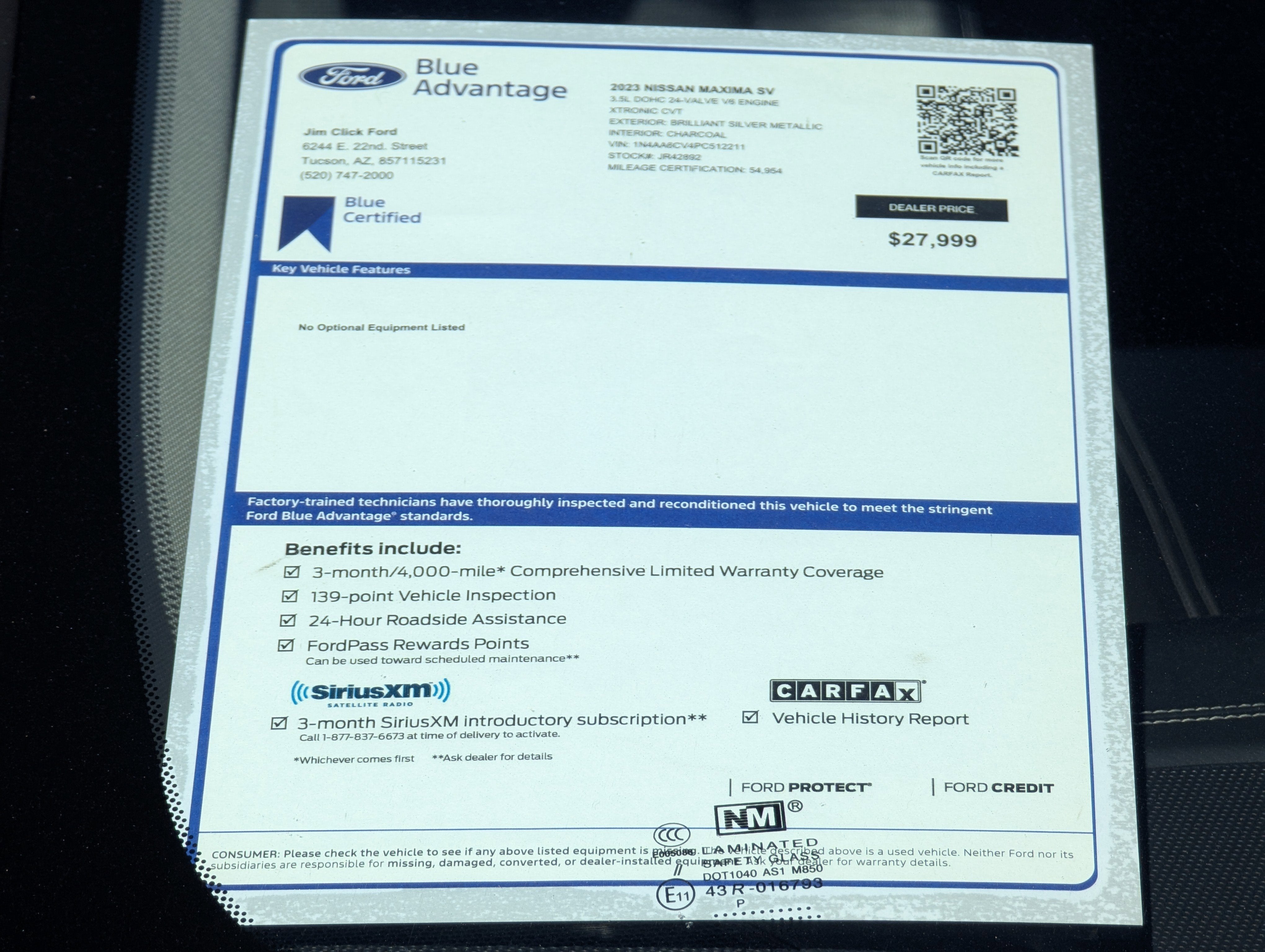 2023 Nissan Maxima SV