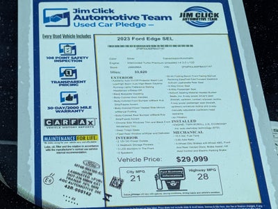 2023 Ford Edge SEL