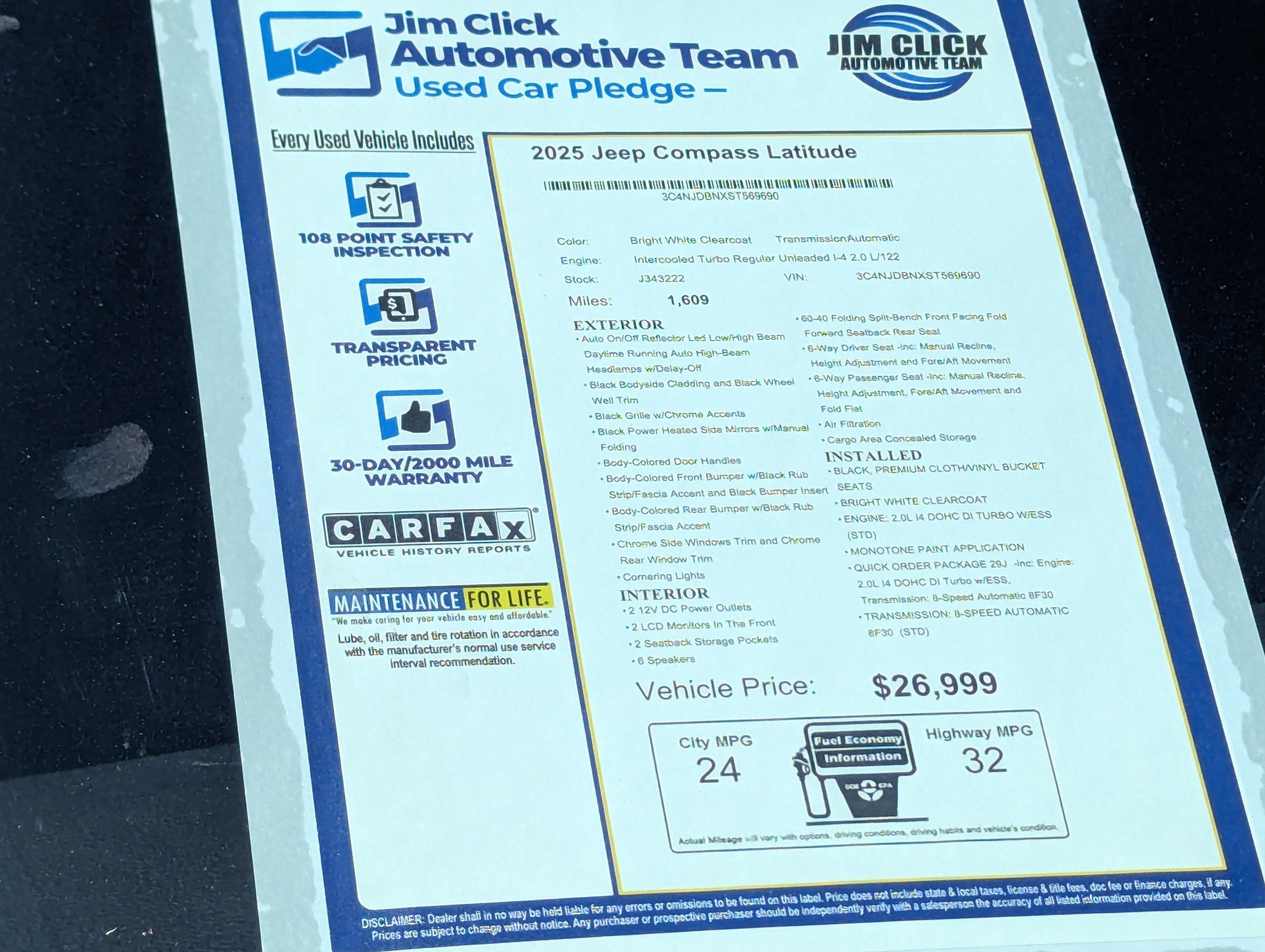 2025 Jeep Compass Latitude