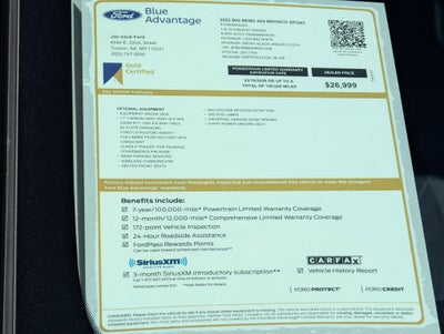 2022 Ford Bronco Sport Big Bend