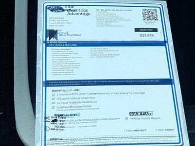 2023 Ford Bronco Sport Big Bend