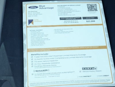 2022 Ford Bronco Sport Big Bend