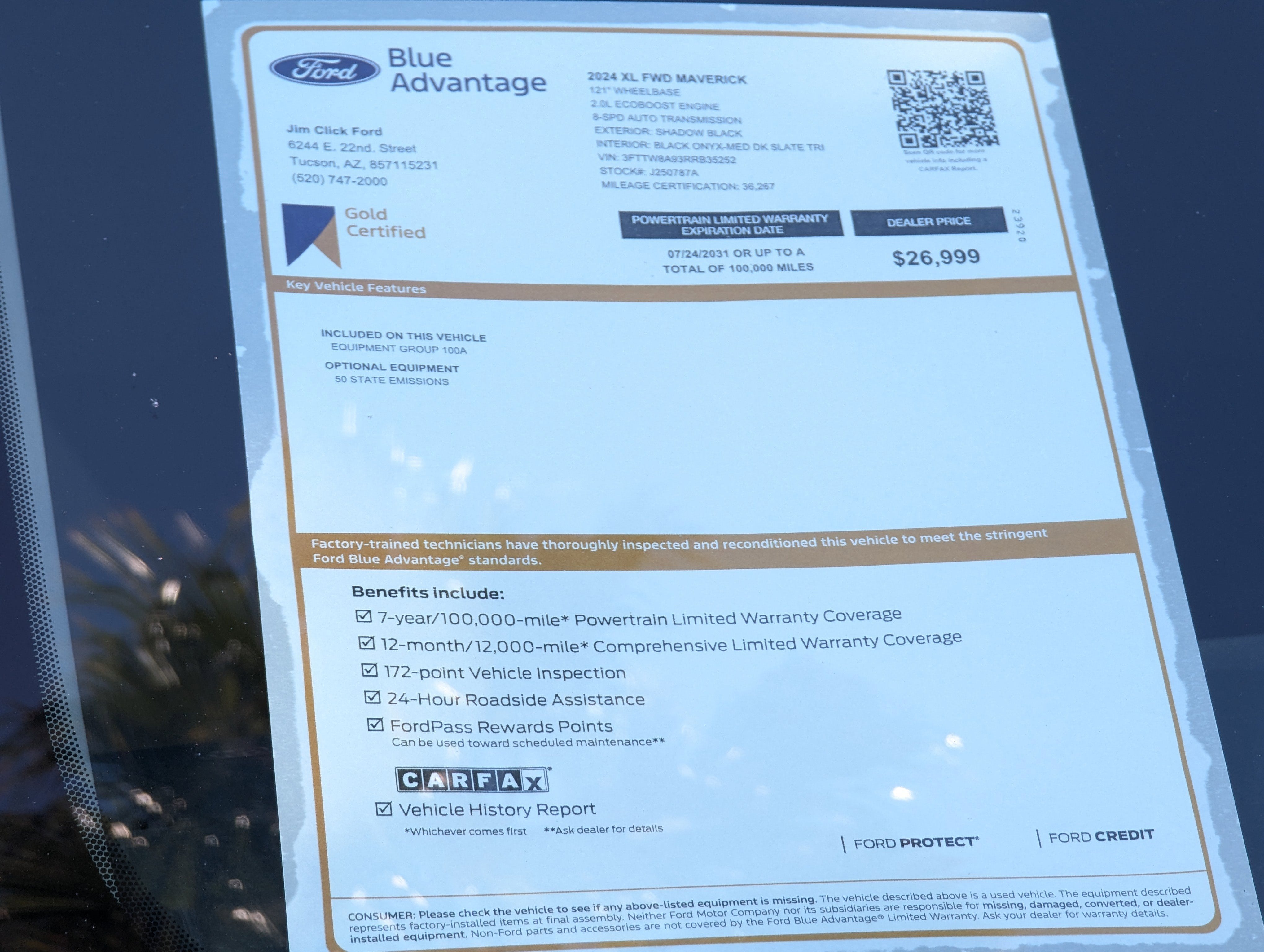 2024 Ford Maverick XL