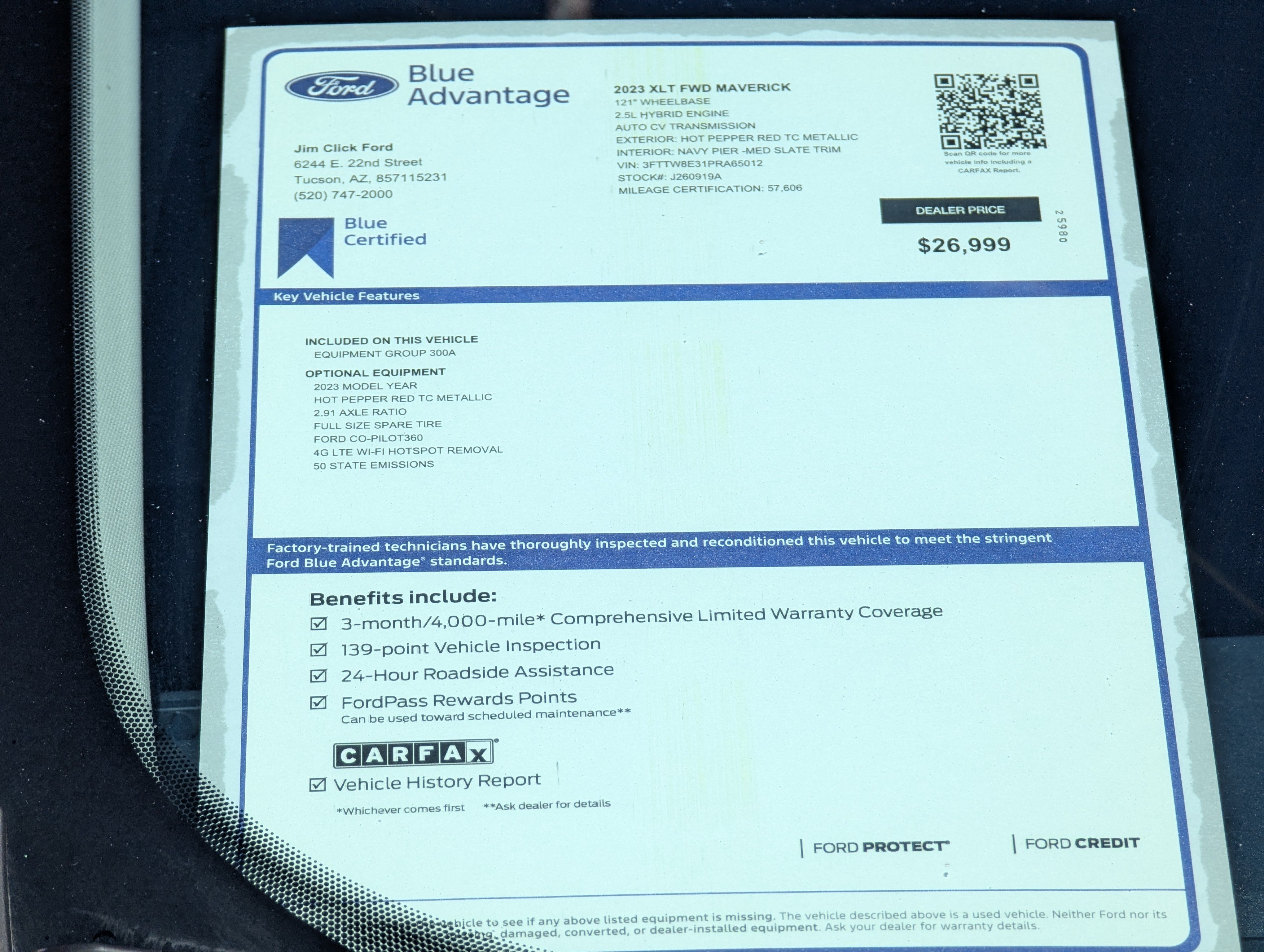 2023 Ford Maverick XLT