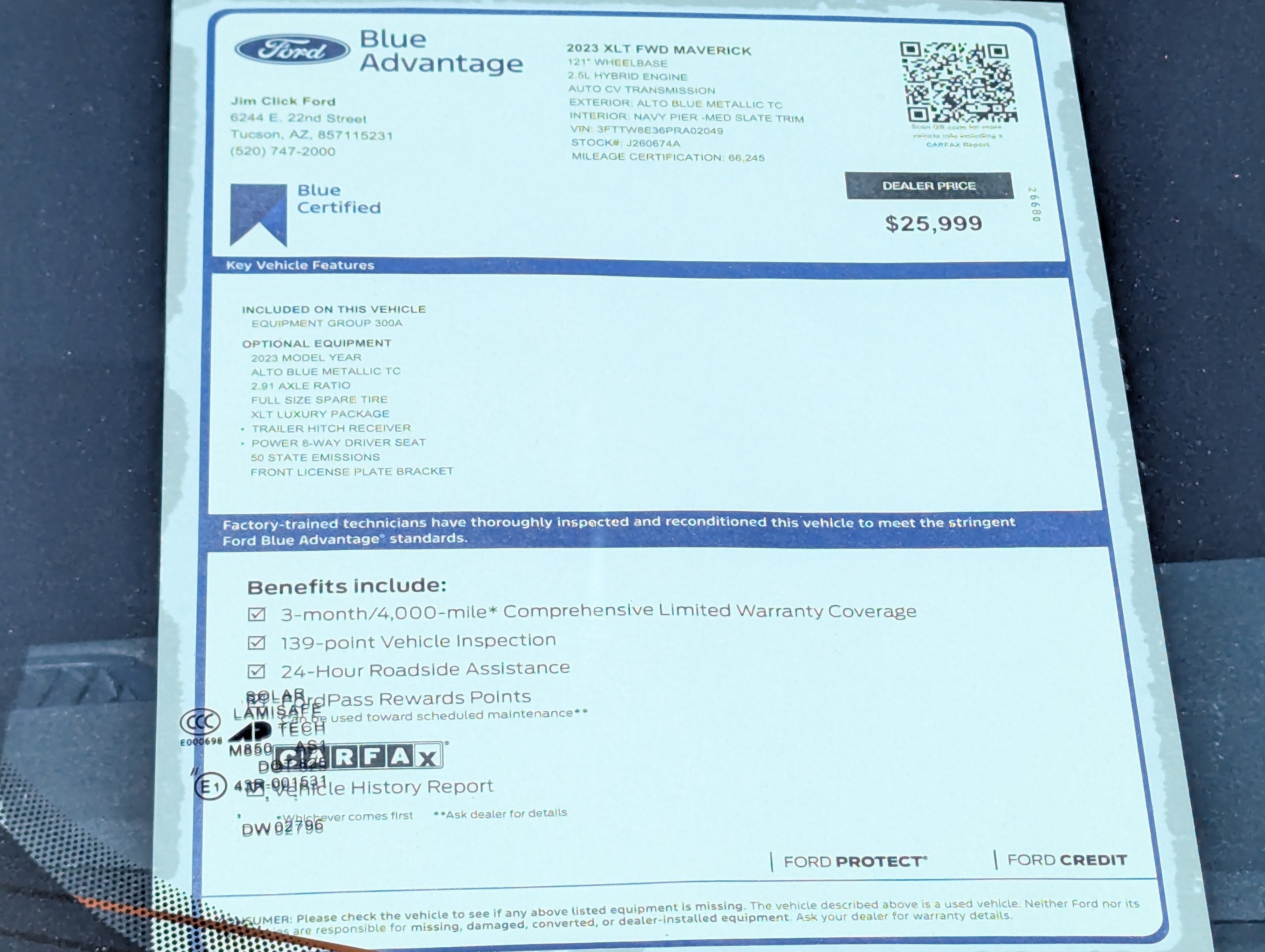 2023 Ford Maverick XLT