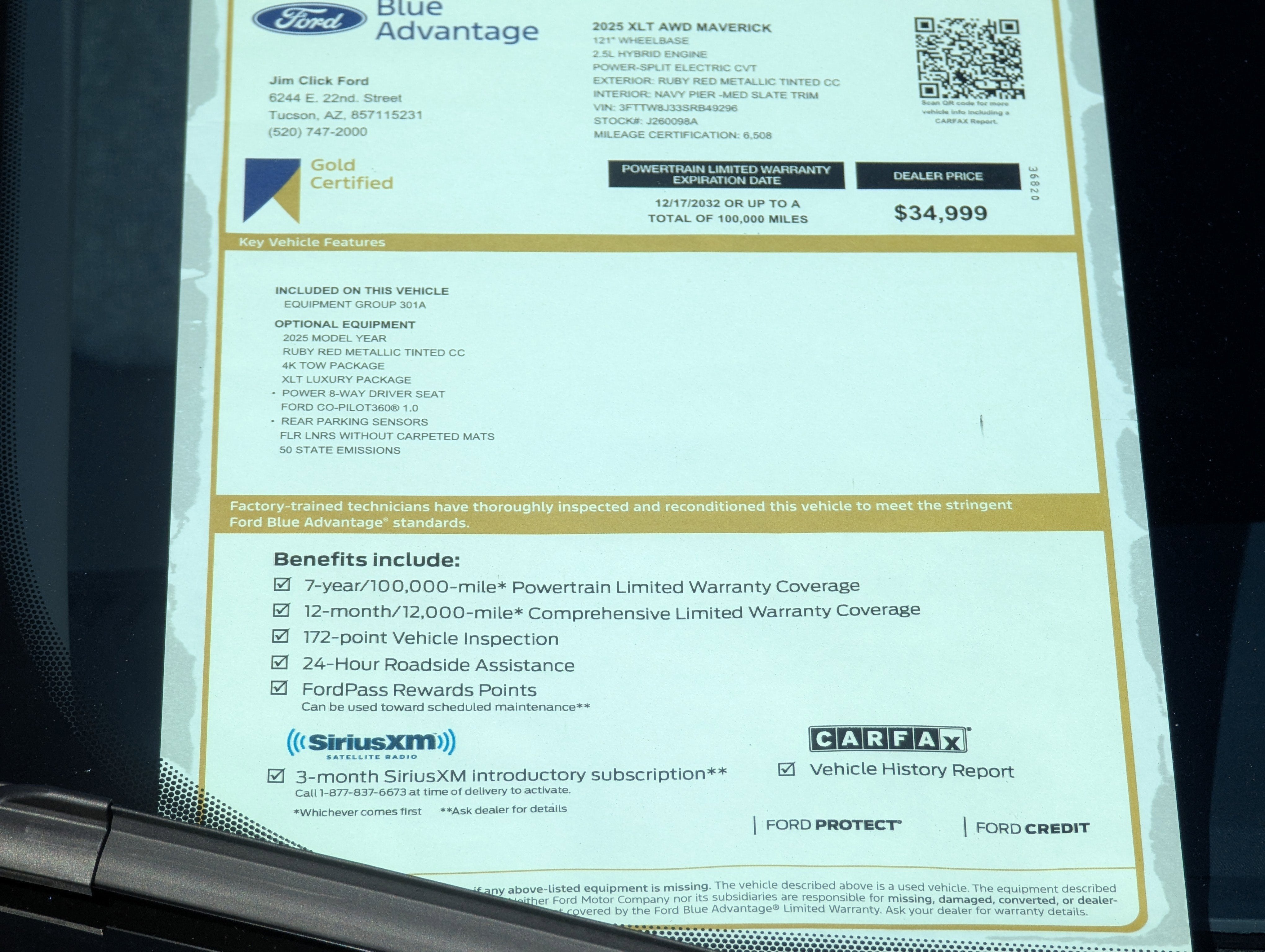 2025 Ford Maverick XLT