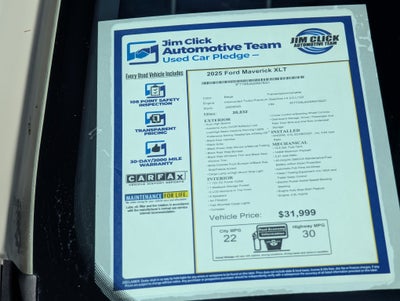2025 Ford Maverick XLT