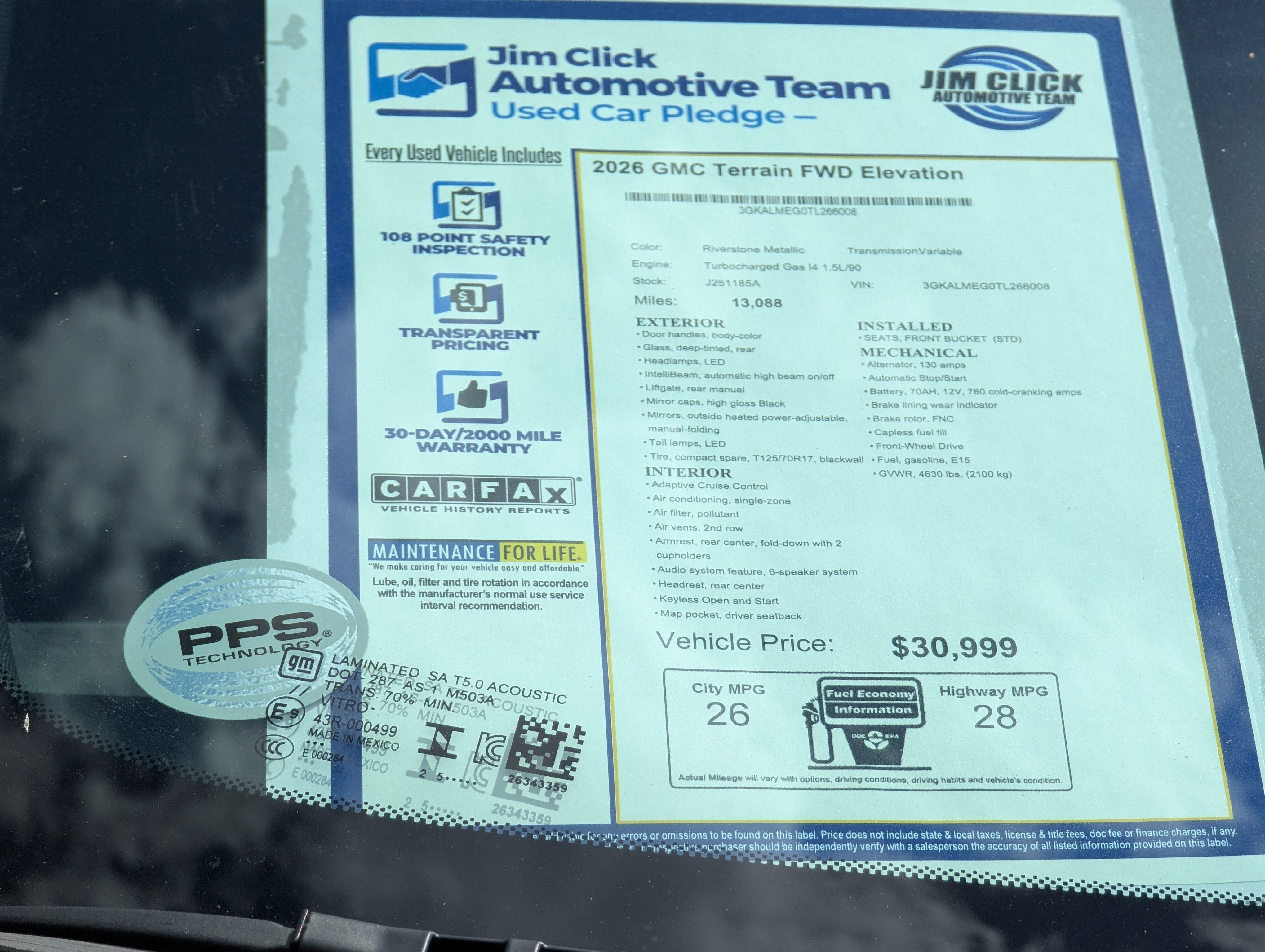 2026 GMC Terrain FWD Elevation