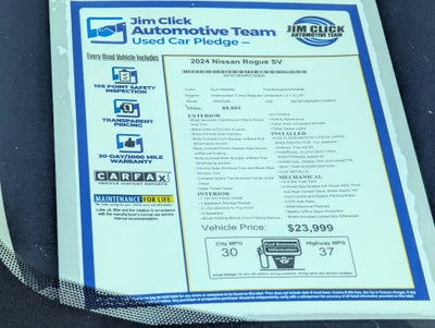 2024 Nissan Rogue SV