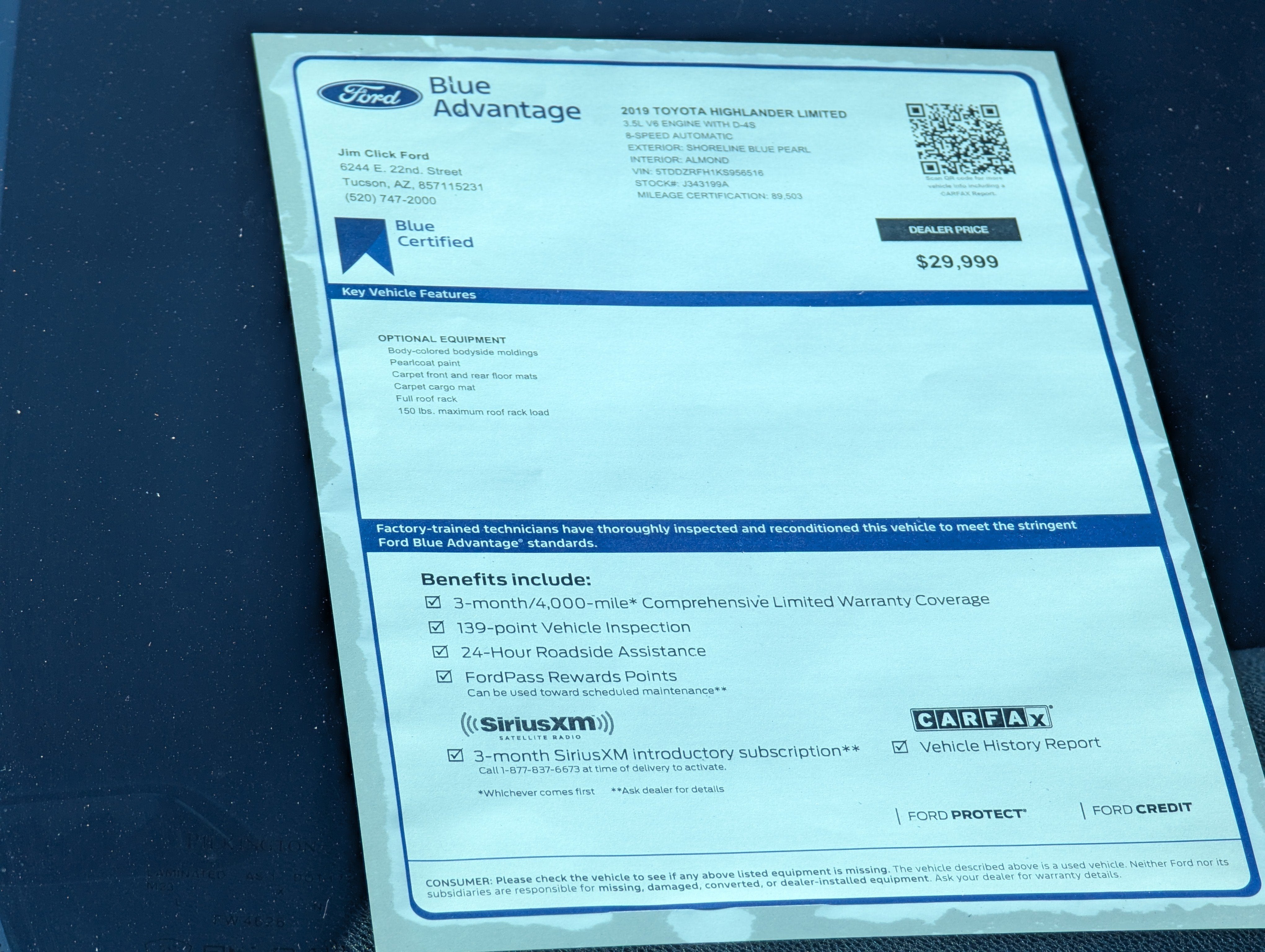 2019 Toyota Highlander Limited