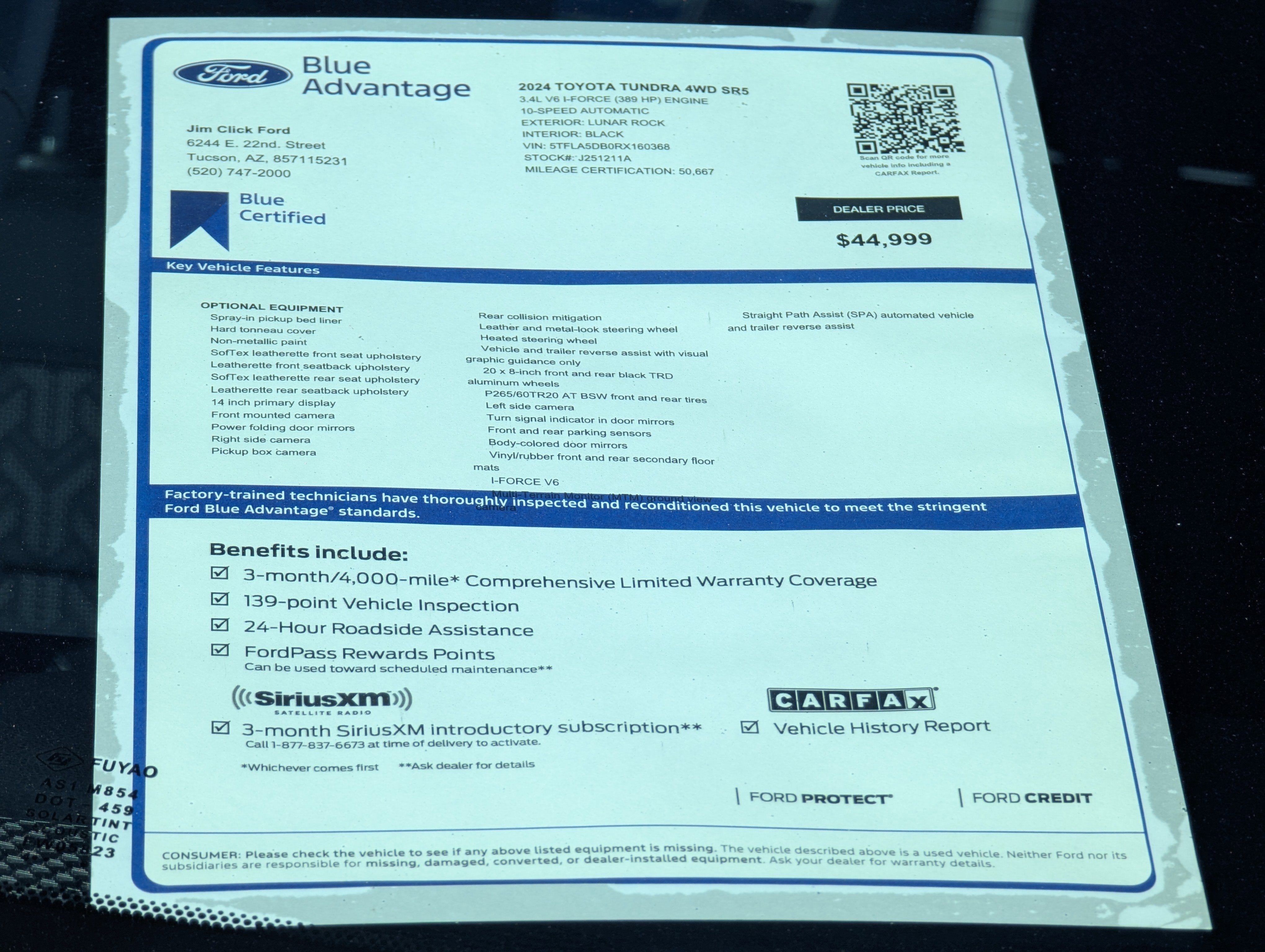 2024 Toyota Tundra 4WD SR5