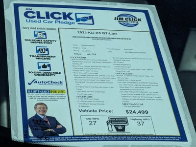 2023 Kia K5 GT-Line
