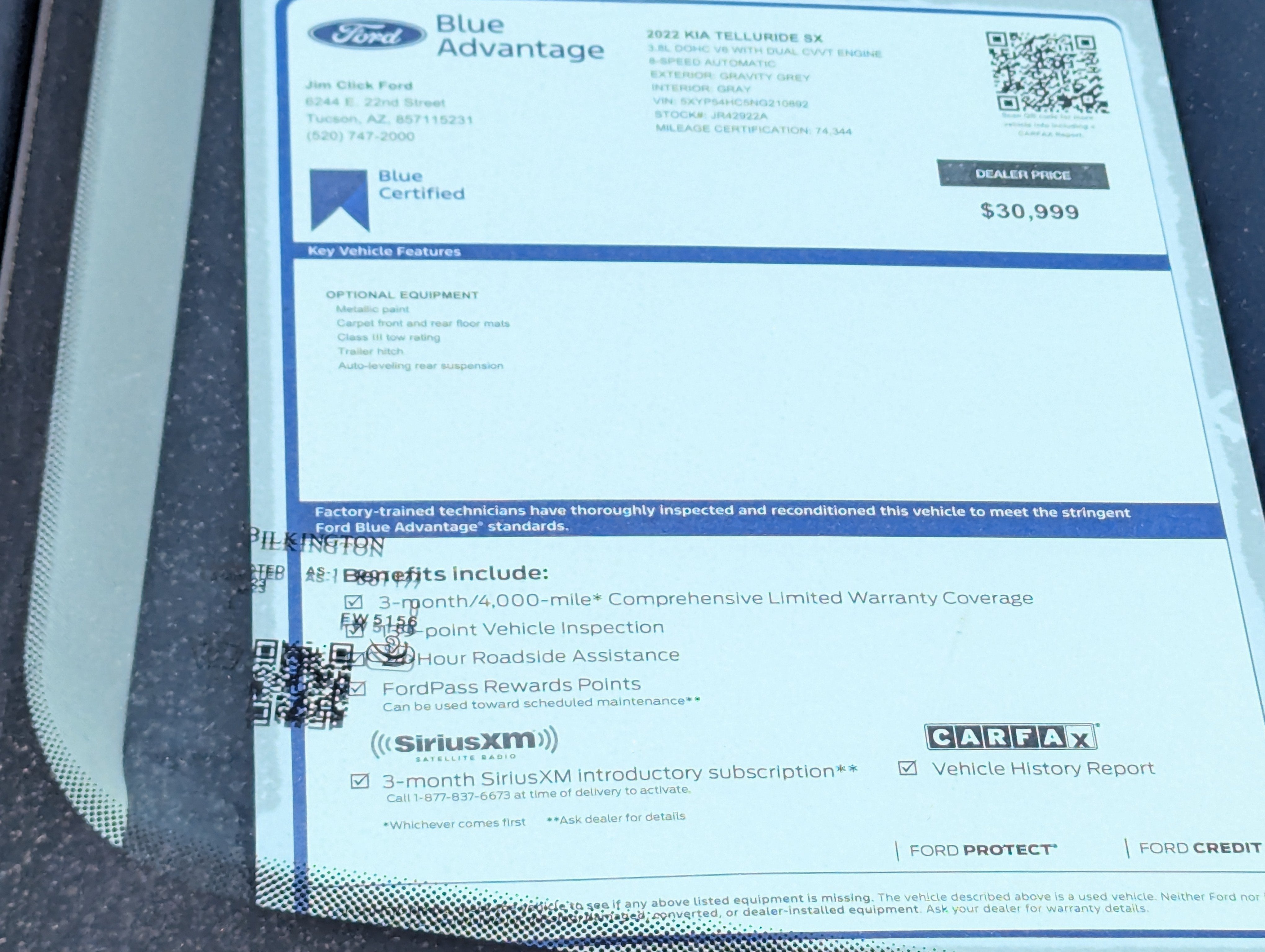 2022 Kia Telluride SX