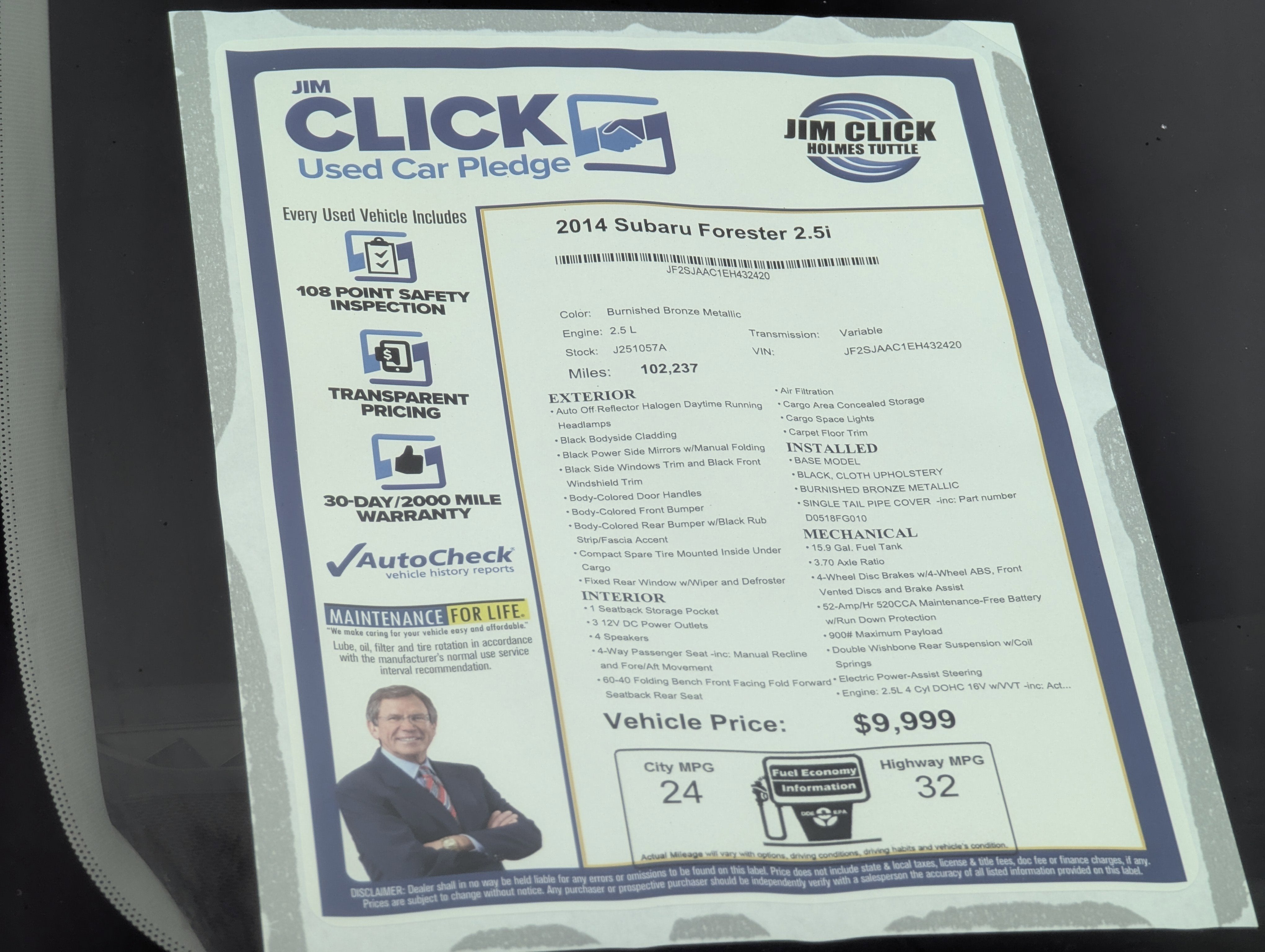 2014 Subaru Forester 2.5i