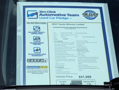 2024 Toyota 4Runner Limited
