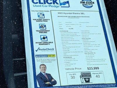 2023 Hyundai Elantra SEL